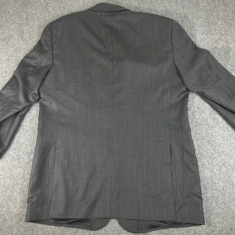 Ermenegildo Zegna Blazer Size 44 Gray Saks Fifth‎ Avenue Wool Blazer Italy Men's